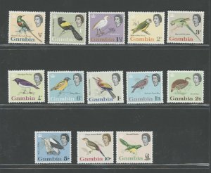 1963 The Gambia - Stanley Gibbons #1933-205 - Queen Elizabeth II - Uccelli - 13
