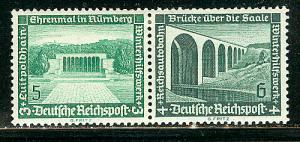 Germany Scott # B95 + B96, mint hr, se-tenant, W119