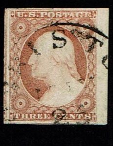 Scott #11 XF/Superb-used.