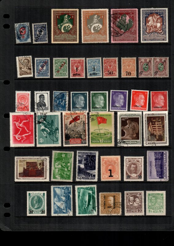 Russia  39  diff  used and mint   lot collection