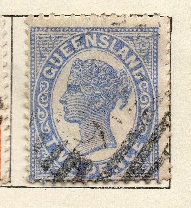 Queensland 1895 Early Issue Fine Used 2d. NW-113700