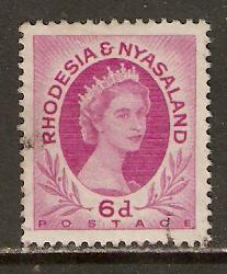 Rhodesia & Nyasaland  #147  used  (1954)