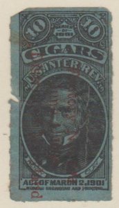 U.S. Scott #TD-14C Cigarette Stamp - Used Single