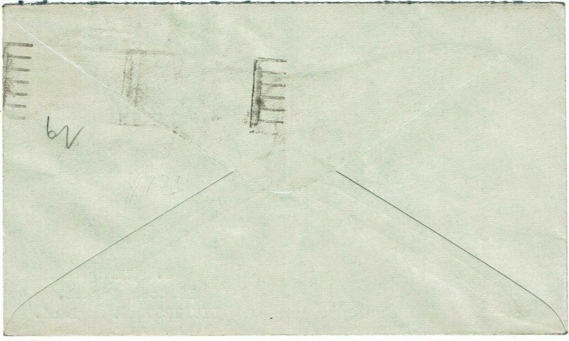 New Guinea 1938 Toulon s/ Mer paquebot cancel on cover to England, 2d Coronation