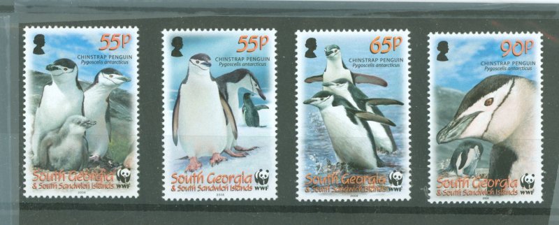 South Georgia #367-370 Mint (NH) Single (Complete Set) (Fauna) (Wildlife) (Wwf)