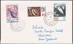 FIJI 1968 cover to New Zealand - SIGNATOKA cds.............................B2614