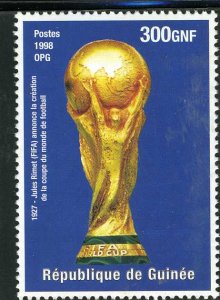 Guinea 1998 FIFA Jules Rimet FOOTBALL Cup 1 value Perforated Mint (NH)