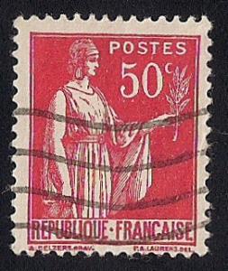 France #267 50C Peace with Olive Branch Stamp used F