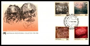 Australia 932-939 Set of Three U/A FDC