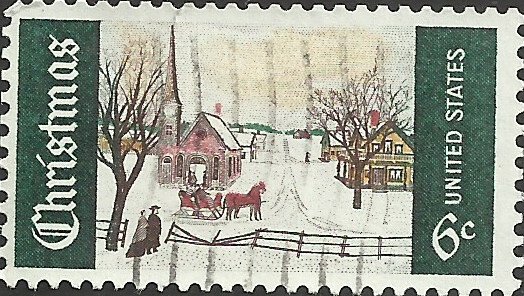 # 1384 USED CHRISTMAS WINTER SUNDAY IN MAINE