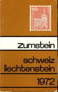 Zumstein Schweiz Liechtenstein 1972. ,