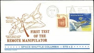 11/13/81 STS-2 Columbia Shuttle Event Centennial Cachet Kennedy Space Ctr., FL