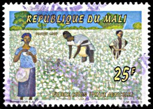 Mali 806, postally used, Cotton Cultivation