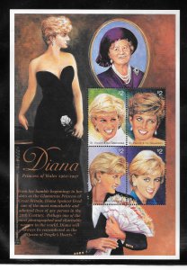 ST.VINCENT & THE GRENADINES #2497 MNH Princess Diana Souvenir Sheet. (12468)