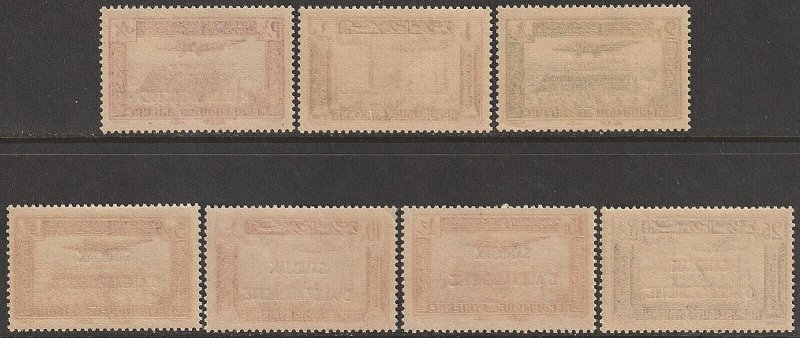EDSROOM-18202 Alexandretta C1-C3, C5-C8 MNH 1938 Airmail CV$219