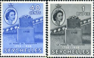 361399 MNH SEYCHELLES 1956 CONMEMORACION DE LA OCUPACION DEL PAIS