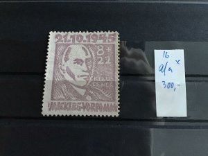 Mecklenburg 1945 Allied Occupation scarce no gum stamp R24867