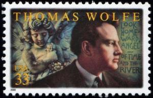 SC#3444 33¢ Thomas Wolfe Single (2000) MNH