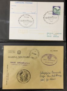 Ships Paquebot Military Italy 1988/94 Covers Cards (Apx 95+) UK1268