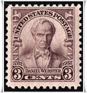 SC#725 3¢ Daniel Webster (1932) MNH
