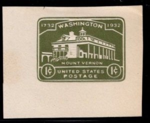 #U523 Mount Vernon Cut Square -  Mint