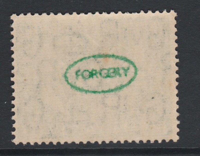 Jersey 1940 Swastika opt on Great Britain KG6 Centenary 3...