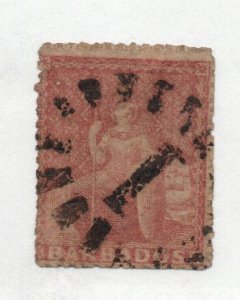 Barbados - SG# 25 Used/ Perf ~15 / No wmk      -       Lot 0324116