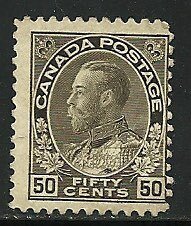 Canada # 120, Mint Hinge.