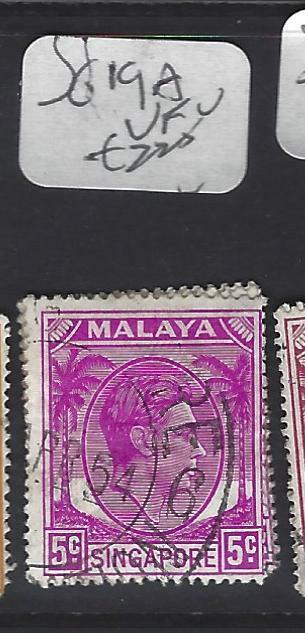 SINGAPORE (PP0502B)  KGVI  5C  SG 19A  VFU