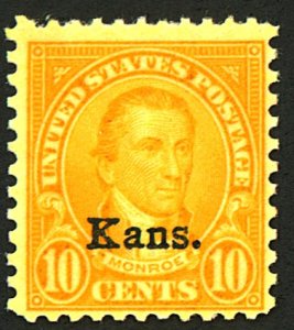 U.S. #668 MINT OG NH