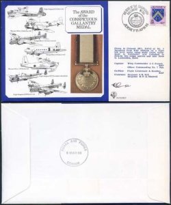 DM9a Award of the Conspicuous Gallantry Medal Signed by French (O)