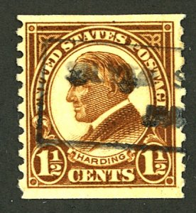 U.S. #598 USED