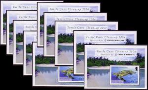 BIOT Turtles MS 10 pcs WHOLESALE 2005 MNH SG#MS318 SC#296