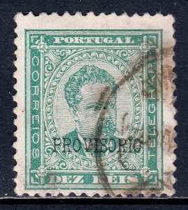 Portugal - Scott #80 - Used - Thin UR - SCV $8.75