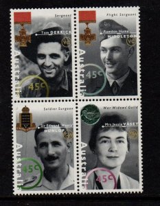 Australia Sc 1432-35 1995 Famous People WW II stamp set mint NH