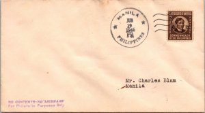 Philiipines FDC 1946 - Philatelic / Commonwealth Stamp - Manila - F64341