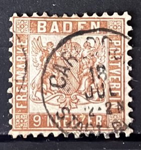 Baden #17 Used- SCV=$80.00