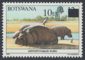 Botswana  SC# 507  MNH   Wildlife surcharged  see details/scans 