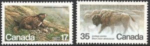 Canada SC#883-884 17¢-35¢ Endangered Wildlife: 5th Series (1981) MNH