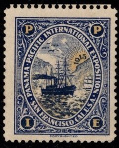 1915 US Poster Stamp PPIE Pan-Pacific International Exposition Unused