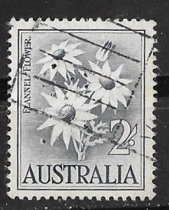 Australia # 327 Flannel Flower  - Official G V Perf-in (1) VF Used