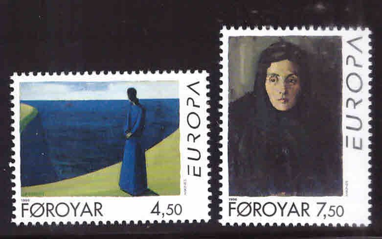 FAROE ISLANDS Scott 302-303 MNH** 1996 Europa set CV $3.50