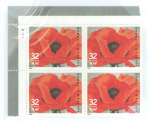 United States #3069  Plate Block