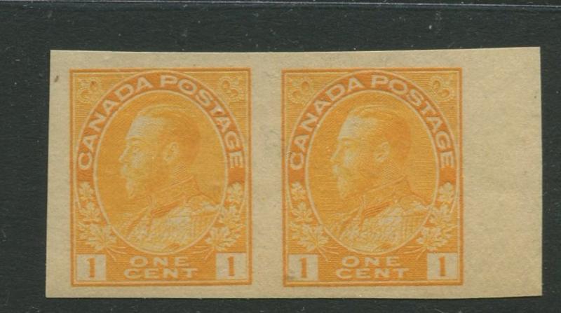 Canada - Scott 136 - KGV Definitive Issue - 1924 - MNH - Pair of 1c Stamps