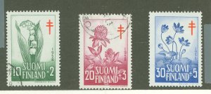 Finland #B148-50 Used Single (Complete Set) (Flowers)