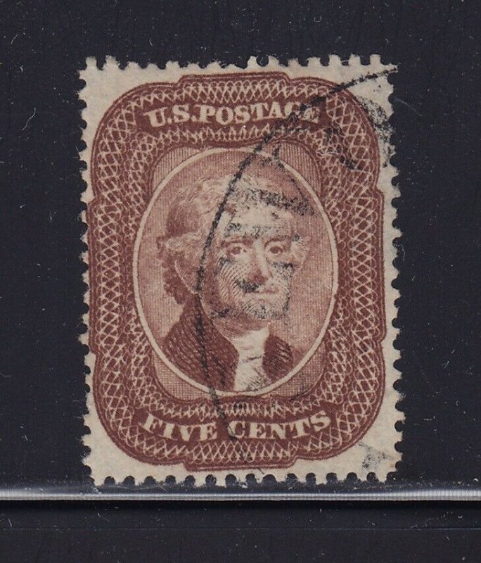 29 VF used neat light cancel with nice color cv $ 375 ! see pic !