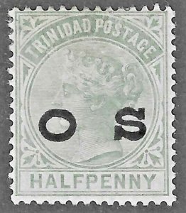 Trinidad (1893) - Scott # O1,  MH