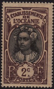 French Polynesia 22 Tahitian Girl 1913