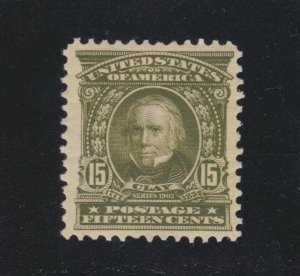 US 309 15c Clay Mint VF+ OG H SCV $180