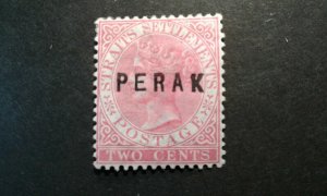 Malaya-Perak #3b mint hinged narrow R narrow A e2010 11495